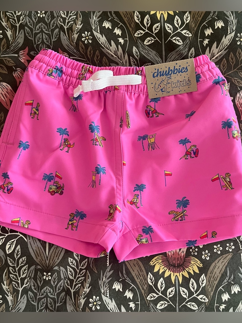 Chubbies ‘Dino Racers’ Boys Swim Trunks